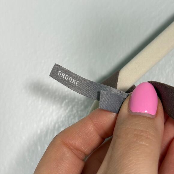 Aerie Brooke Plunge Bra 36D Brown Lace NWT Underwire Push Up Sexy Supportive - Picture 5 of 7